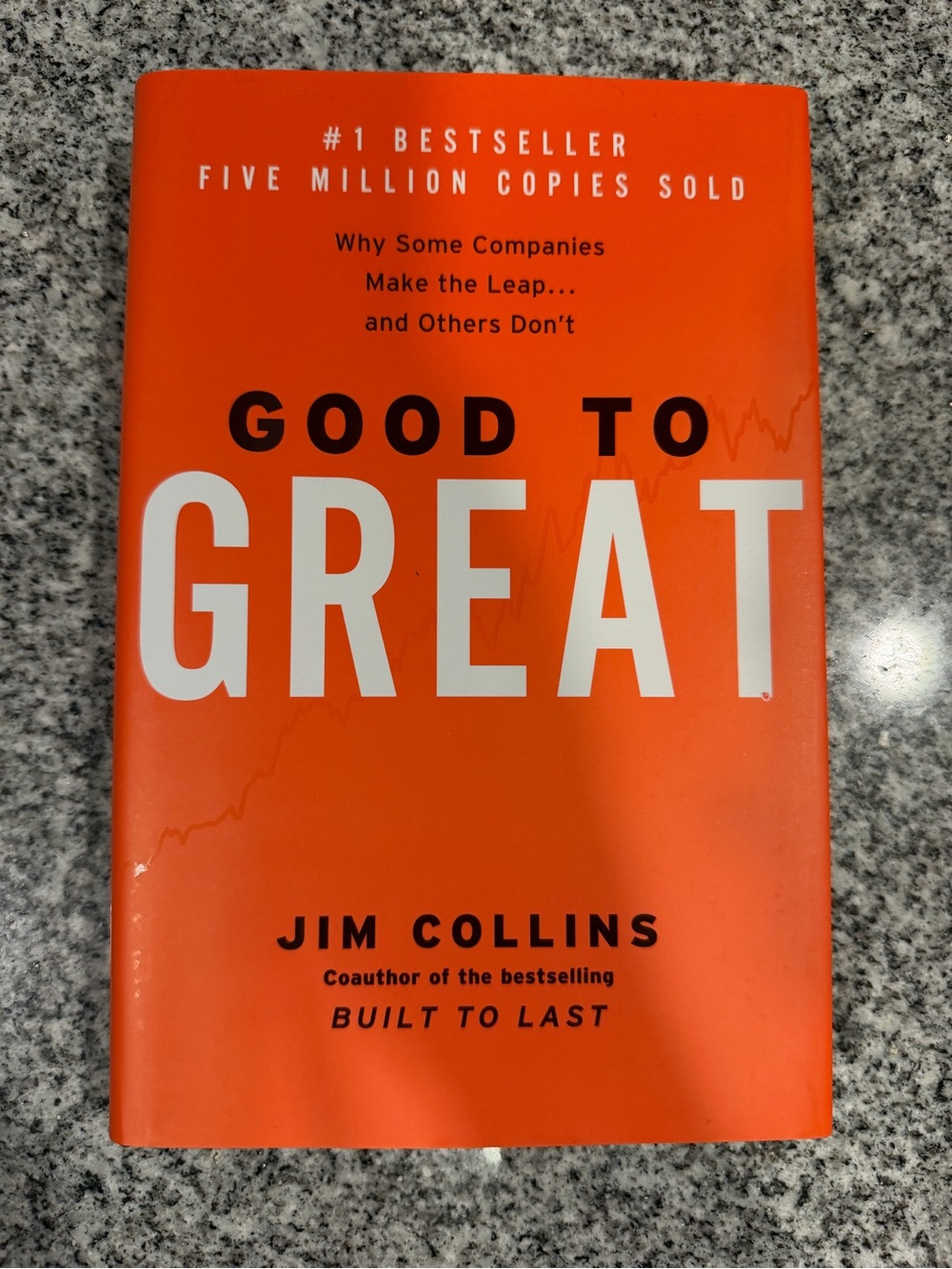 Good to Great by - Orange Hardcover Business Book